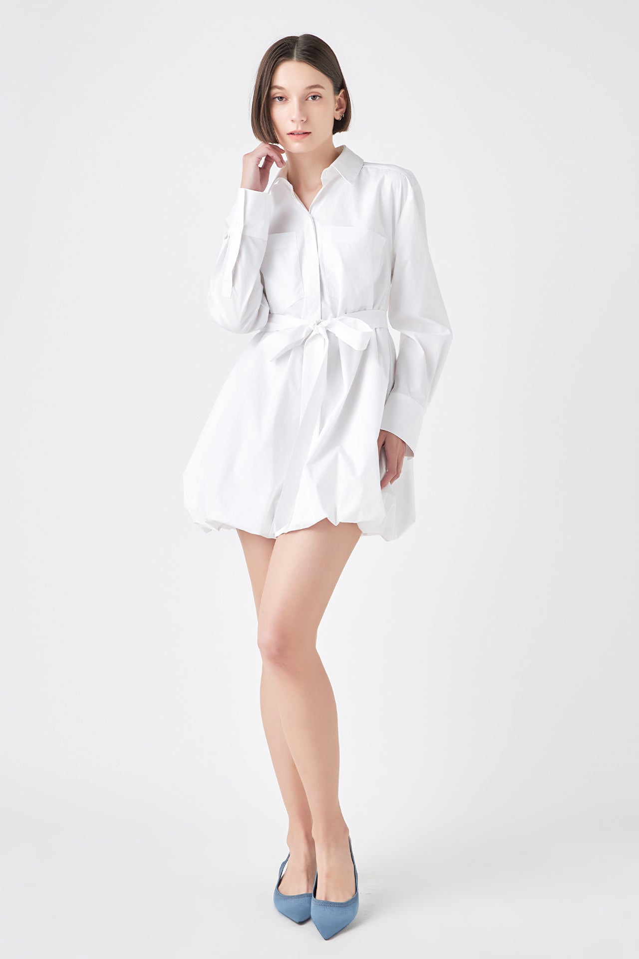 GREY LAB - Bubble Shirt Dress - DRESSES available at Objectrare