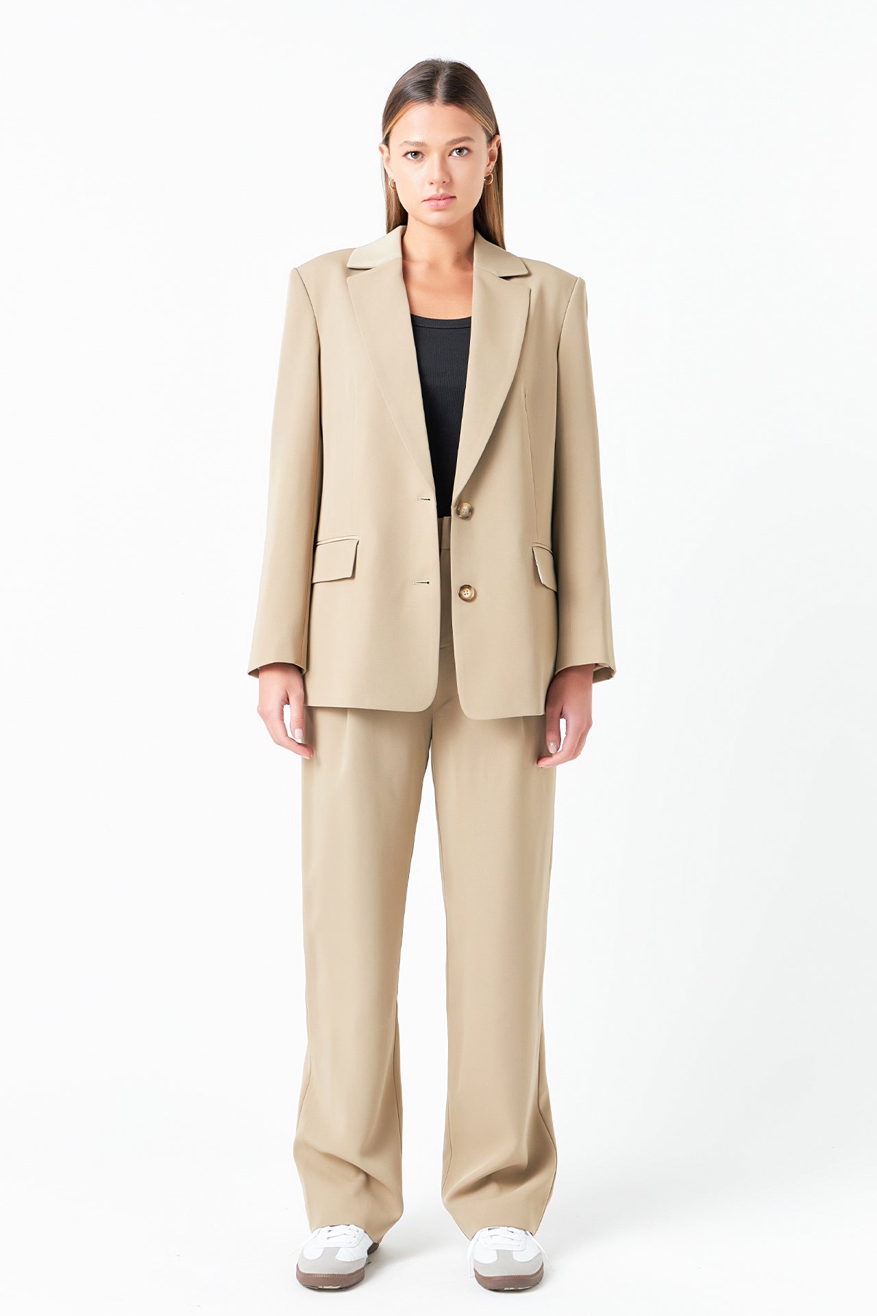 GREY LAB - Single Breasted Oversized Blazer - BLAZERS available at Objectrare