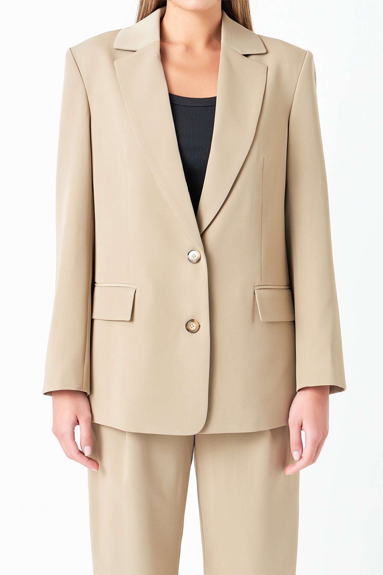 GREY LAB - Single Breasted Oversized Blazer - BLAZERS available at Objectrare