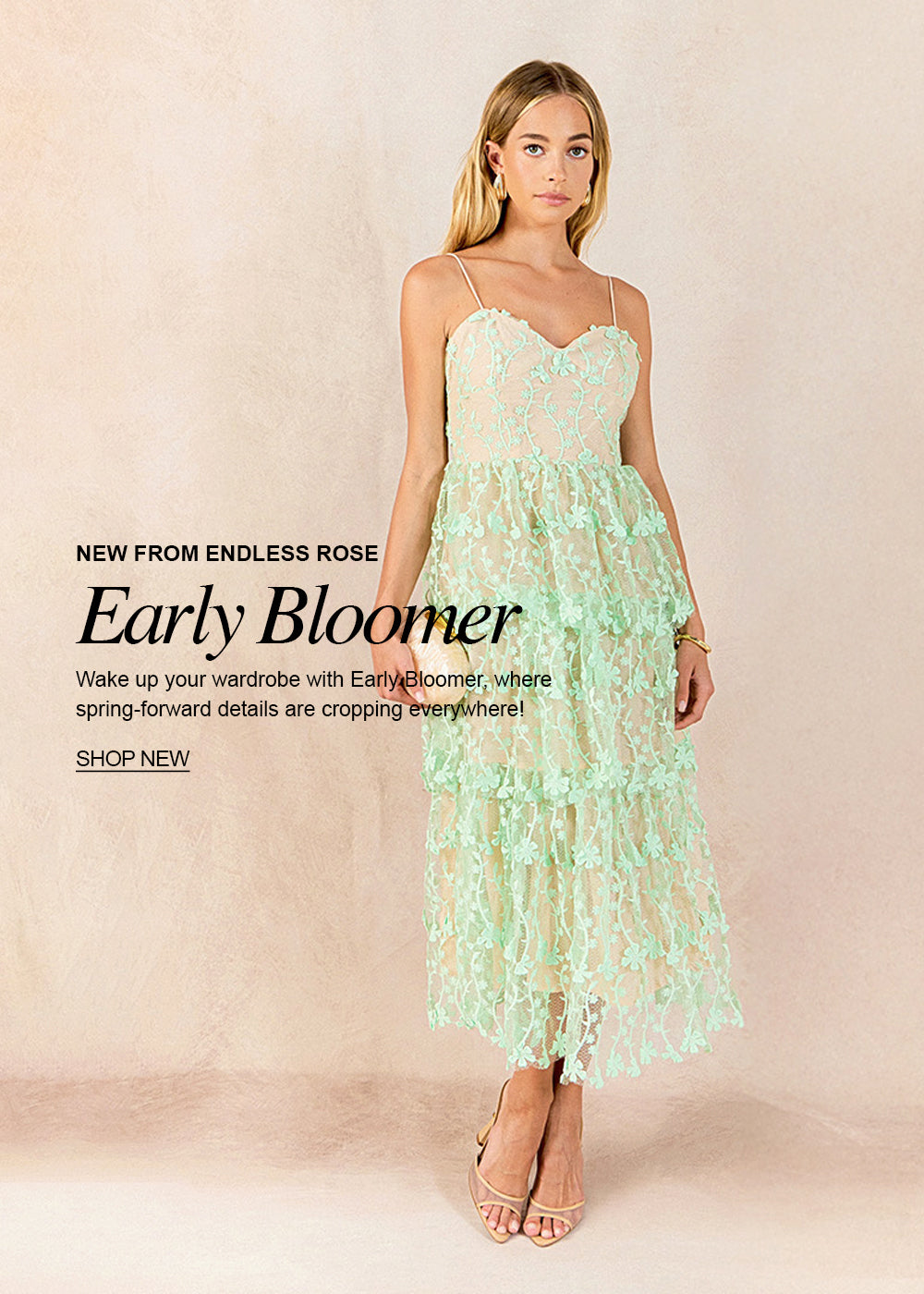 Shop the Endless Rose New Early Bloomer Collection in Women's Clothing from Objectrare at objectrare.com