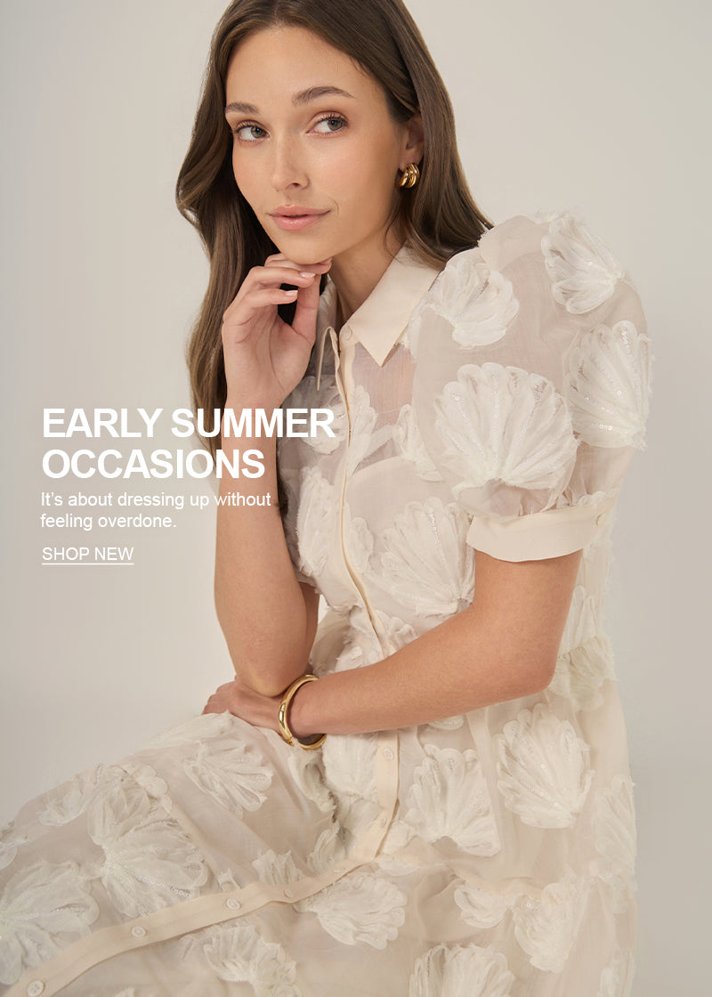 Shop New Arrivals: Early Summer Occasions Collection in Women's Clothing from Objectrare at objectrare.com
