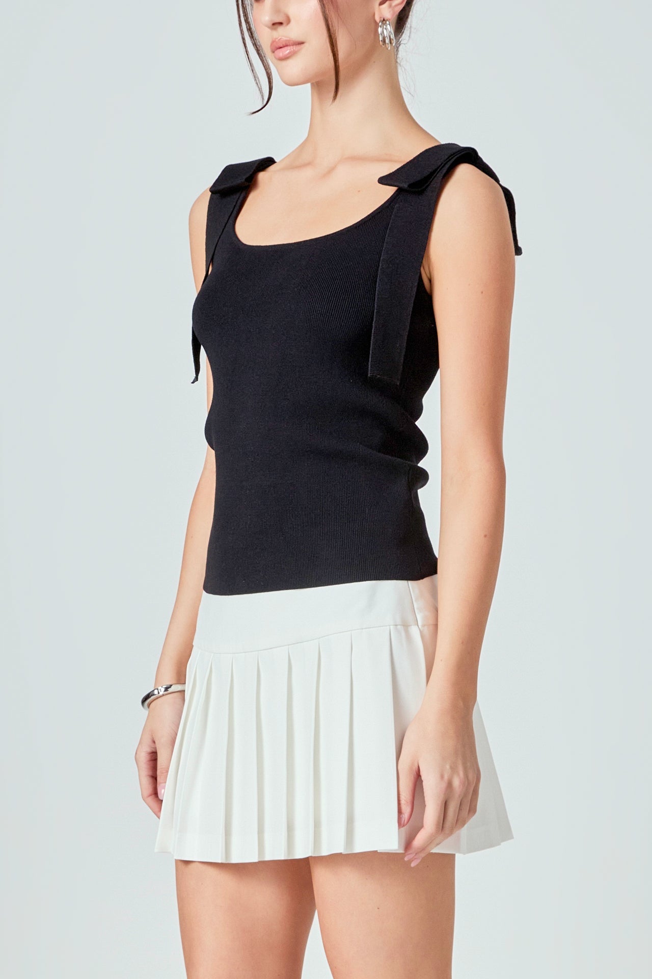 ENDLESS ROSE - Bow Strap Tank Top - TOPS available at Objectrare