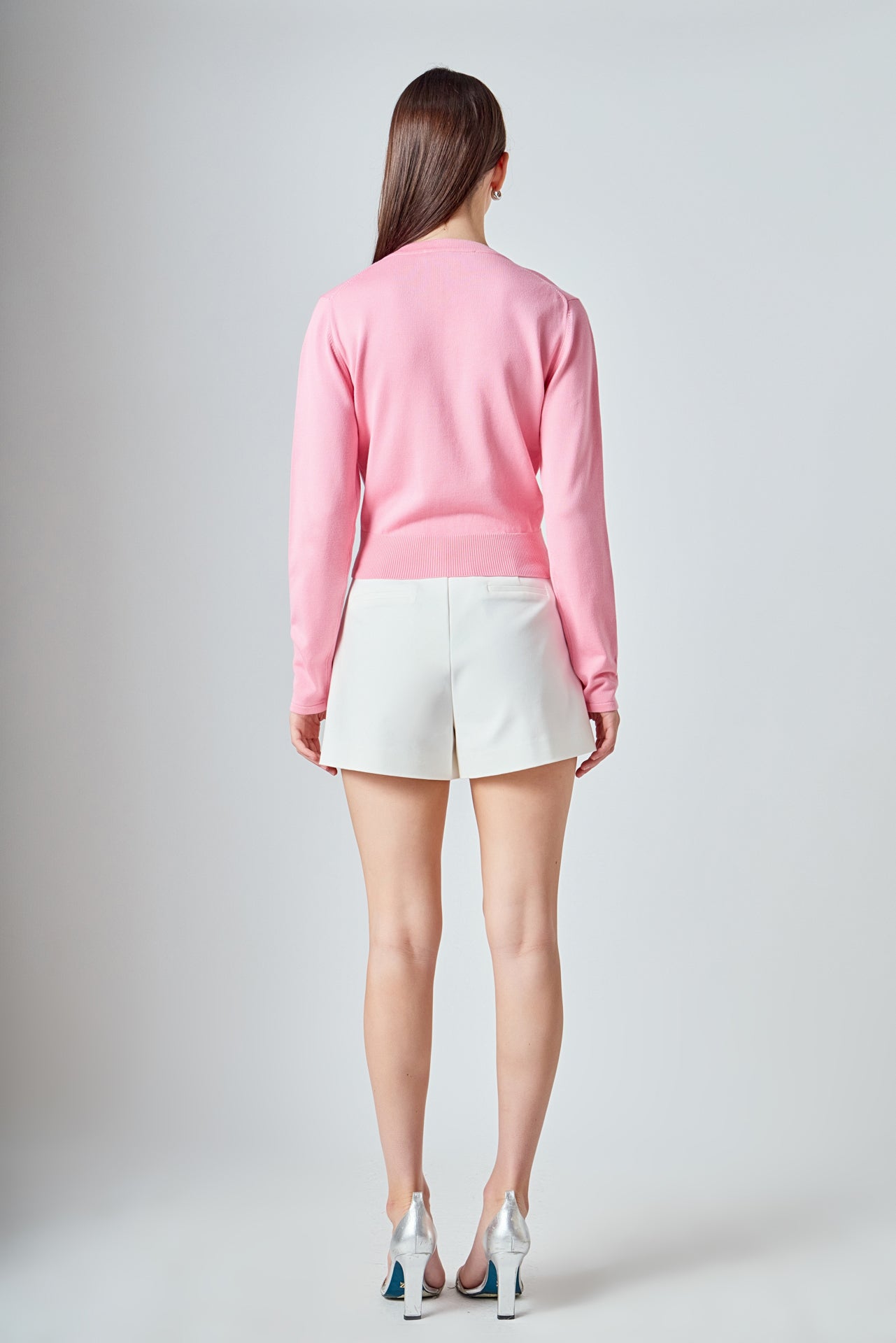 ENDLESS ROSE - Heart Button Down Cardigan - SWEATERS & KNITS available at Objectrare