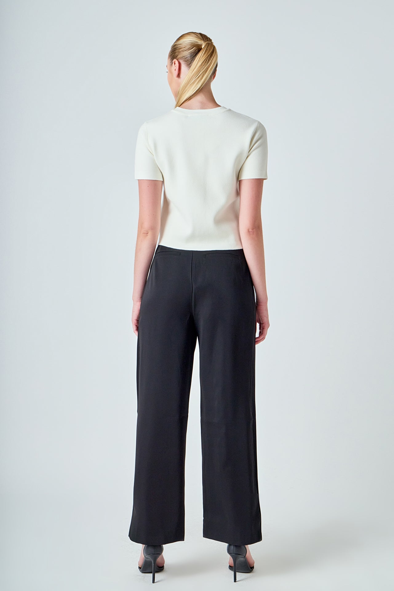 ENDLESS ROSE - Short Sleeve Button-Up Cardigan - SWEATERS & KNITS available at Objectrare