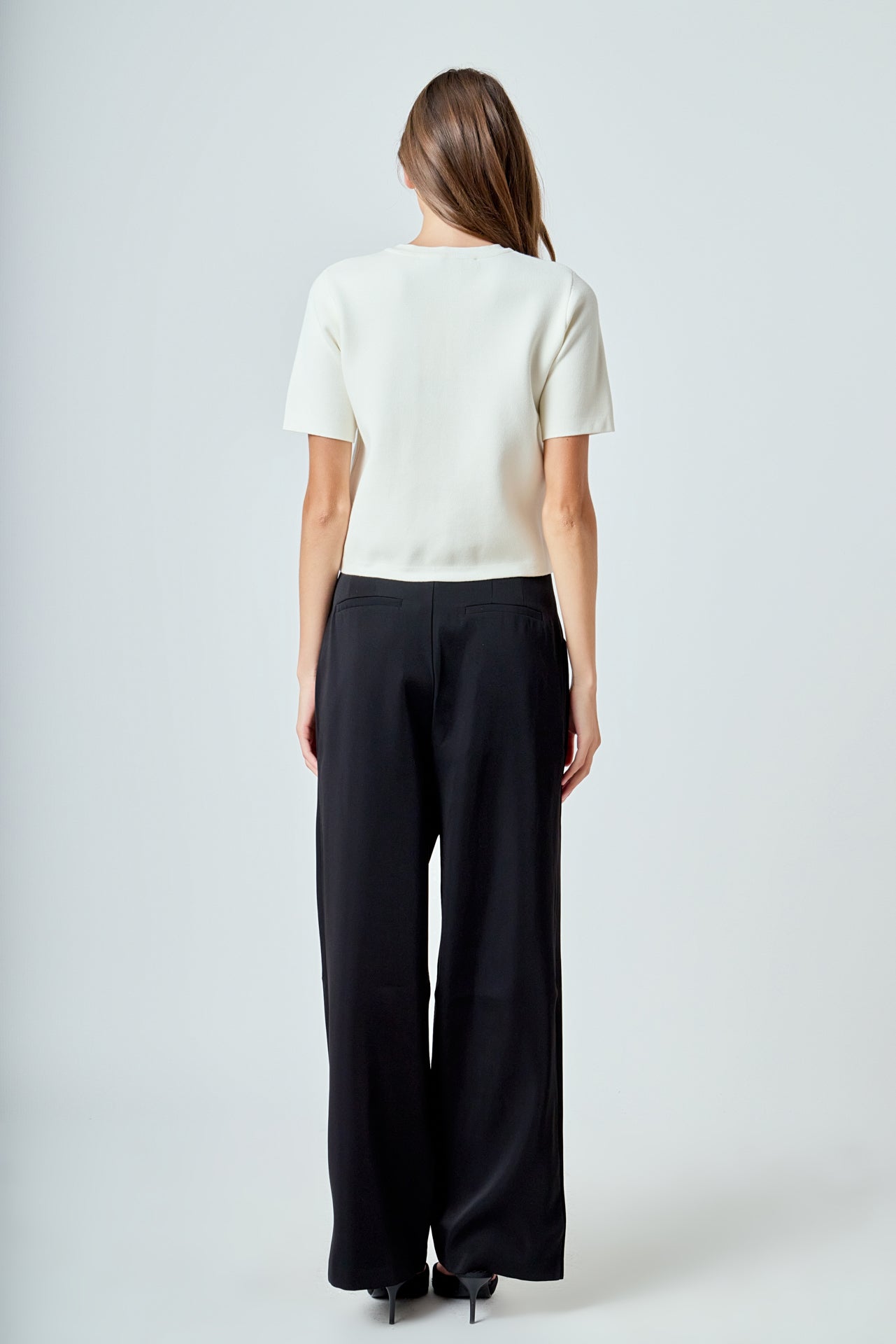 ENDLESS ROSE - Short Sleeve Jewel Button-Up Cardigan - SWEATERS & KNITS available at Objectrare