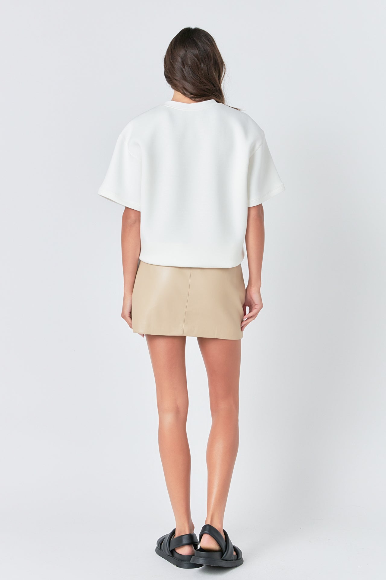 GREY LAB - Low Waisted Cargo Mini Skirt - SKIRTS available at Objectrare