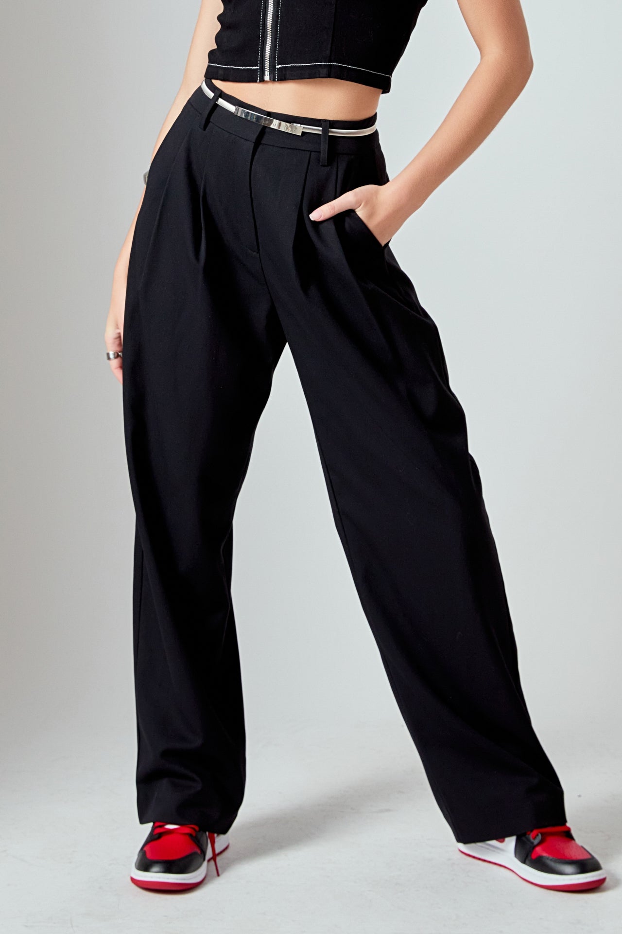 GREY LAB - Wide Leg Trousers - PANTS available at Objectrare