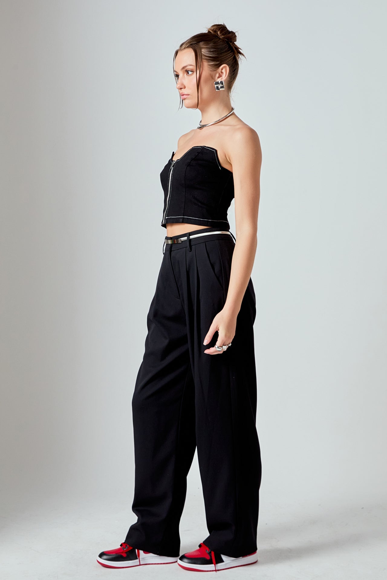 GREY LAB - Wide Leg Trousers - PANTS available at Objectrare
