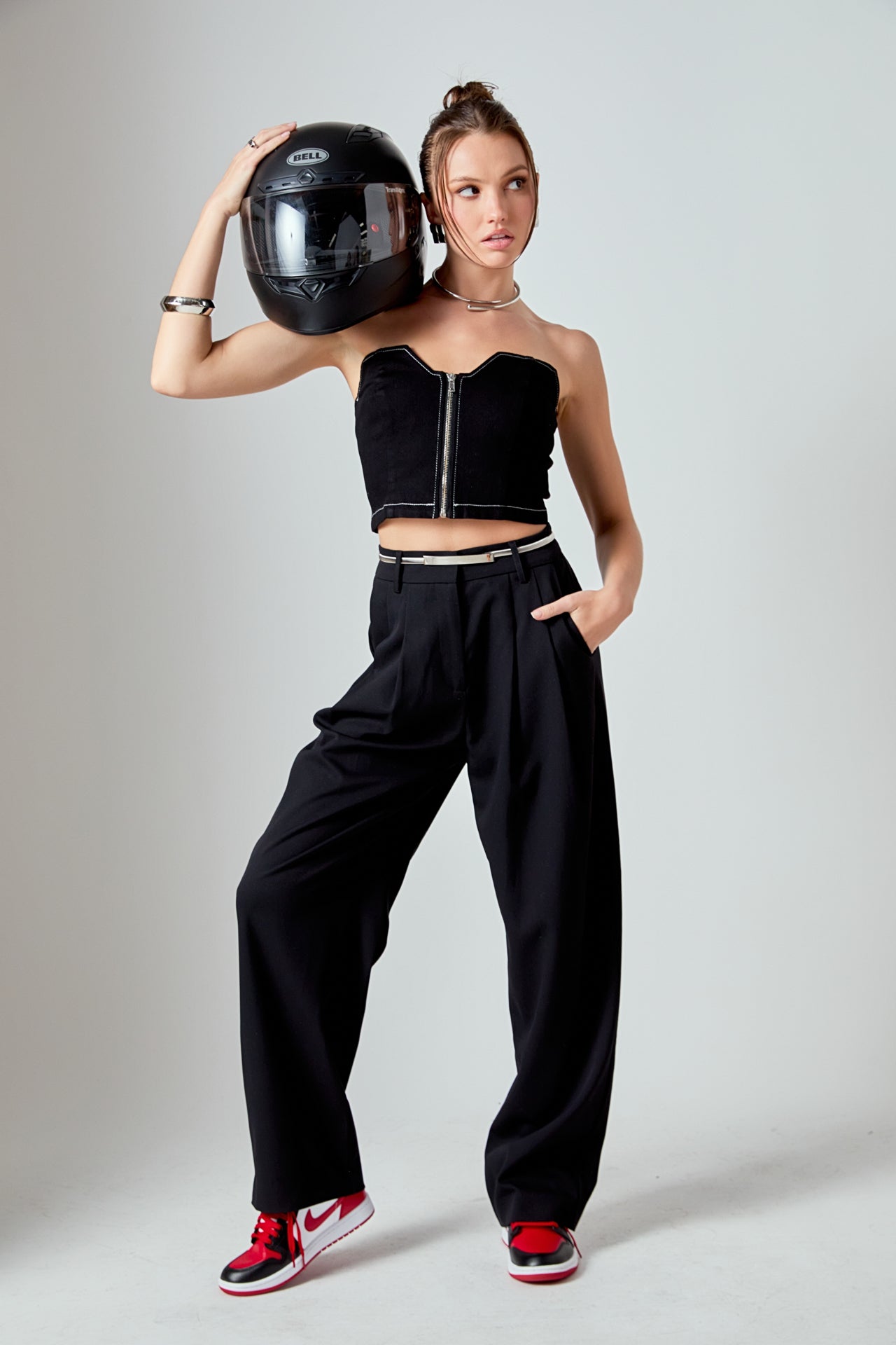 GREY LAB - Wide Leg Trousers - PANTS available at Objectrare