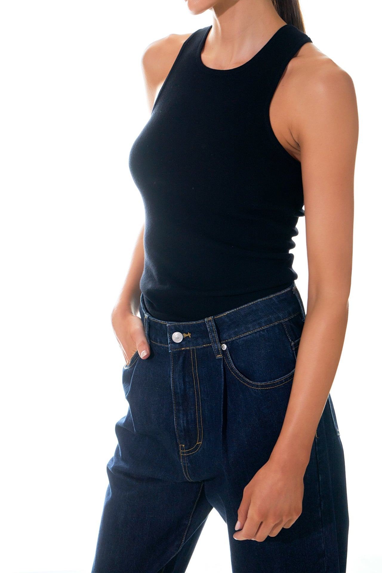 GREY LAB - Knitdown Tank Top - CAMI TOPS & TANK available at Objectrare