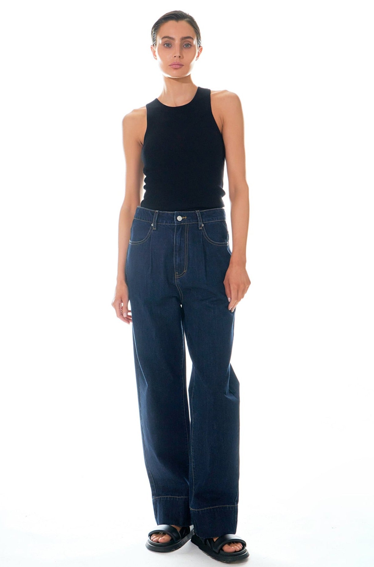 GREY LAB - Knitdown Tank Top - CAMI TOPS & TANK available at Objectrare