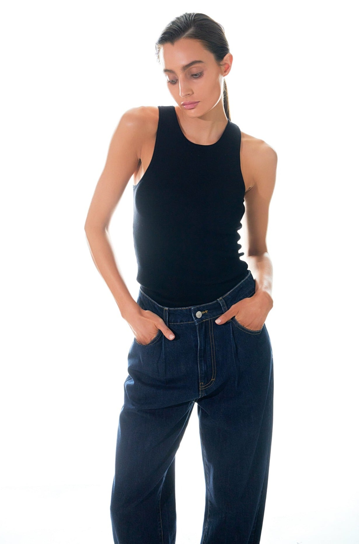 GREY LAB - Knitdown Tank Top - CAMI TOPS & TANK available at Objectrare