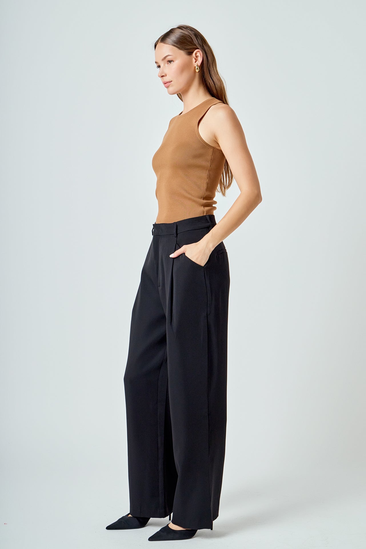 ENDLESS ROSE - Knitdown Tank Top - TOPS available at Objectrare