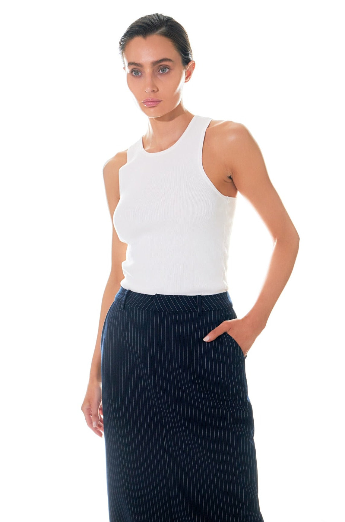 GREY LAB - Knitdown Tank Top - CAMI TOPS & TANK available at Objectrare