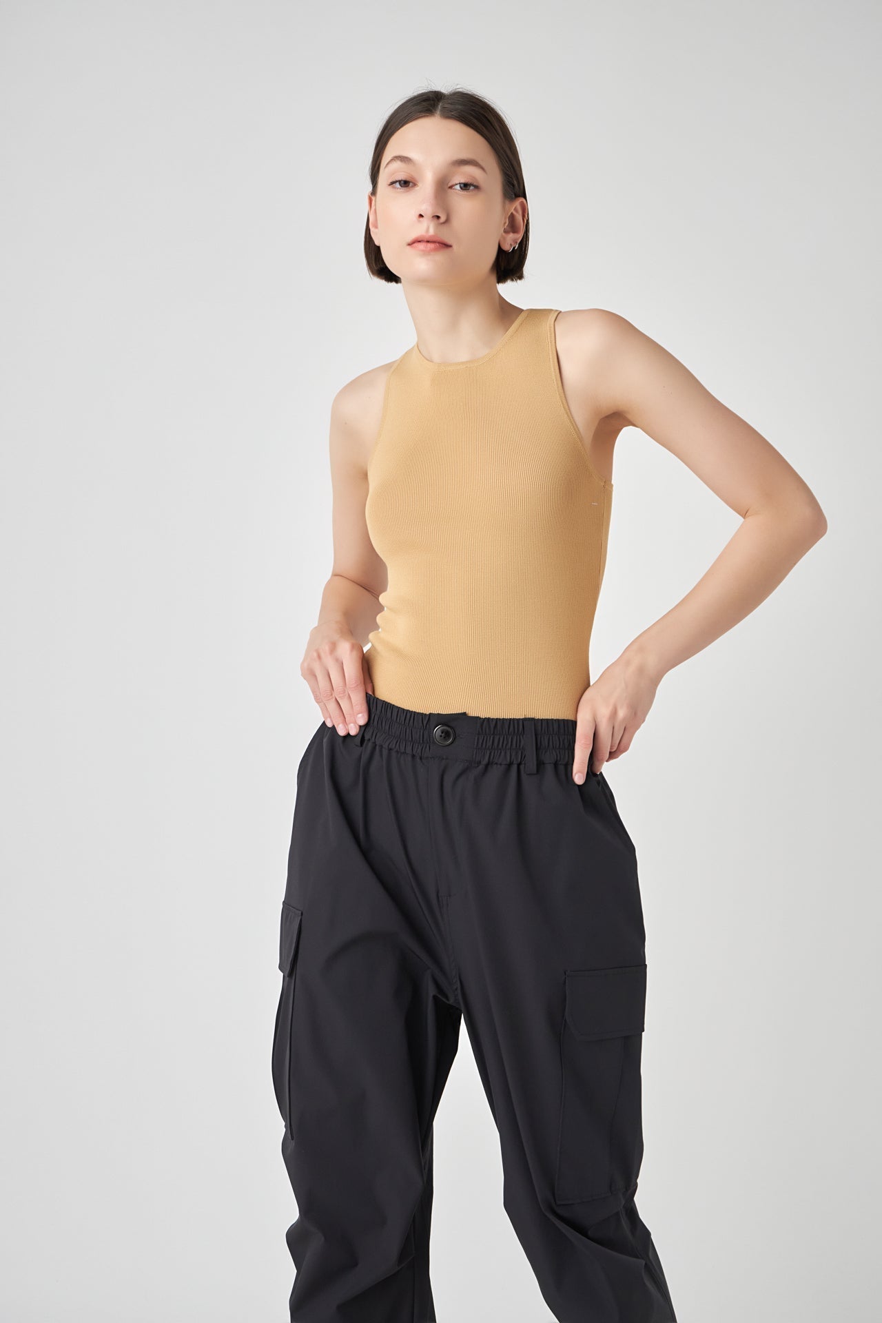 GREY LAB - Knitdown Tank Top - CAMI TOPS & TANK available at Objectrare