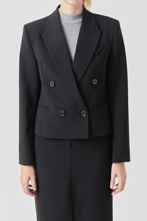 GREY LAB - Double Breasted Blazer - BLAZERS available at Objectrare