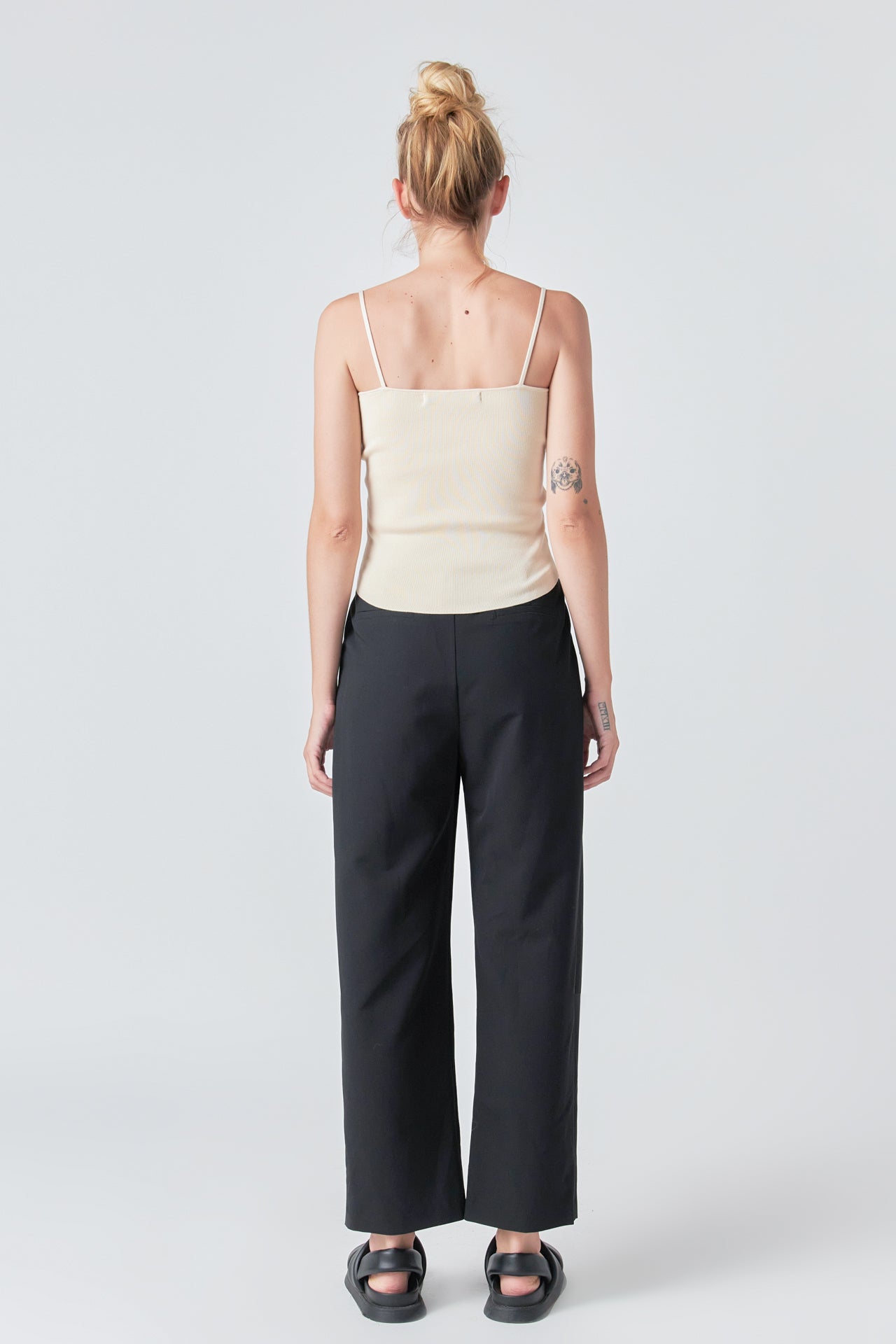 GREY LAB - Round Hem Knit Tank Top - TOPS available at Objectrare