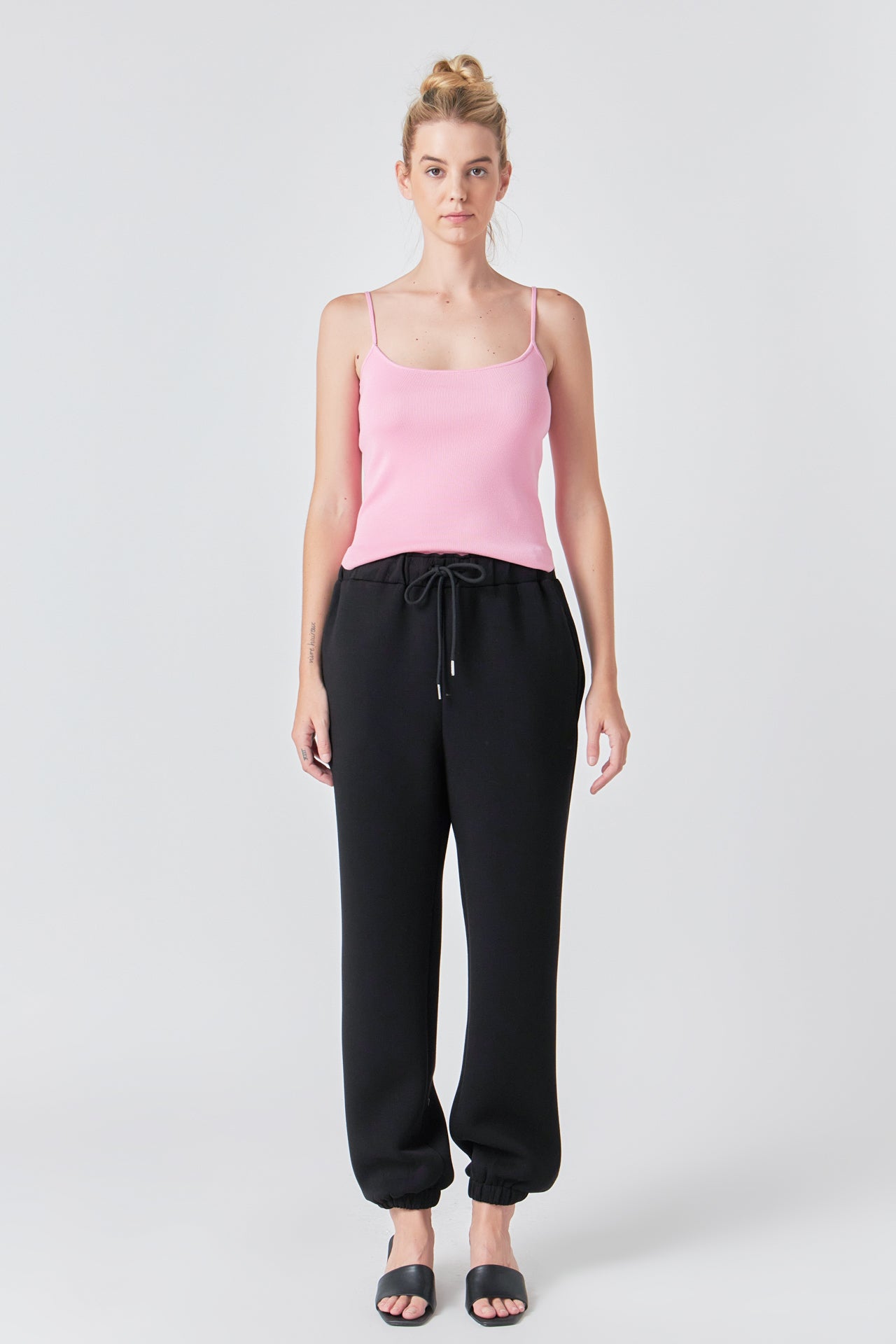 GREY LAB - Round Hem Knit Tank Top - TOPS available at Objectrare