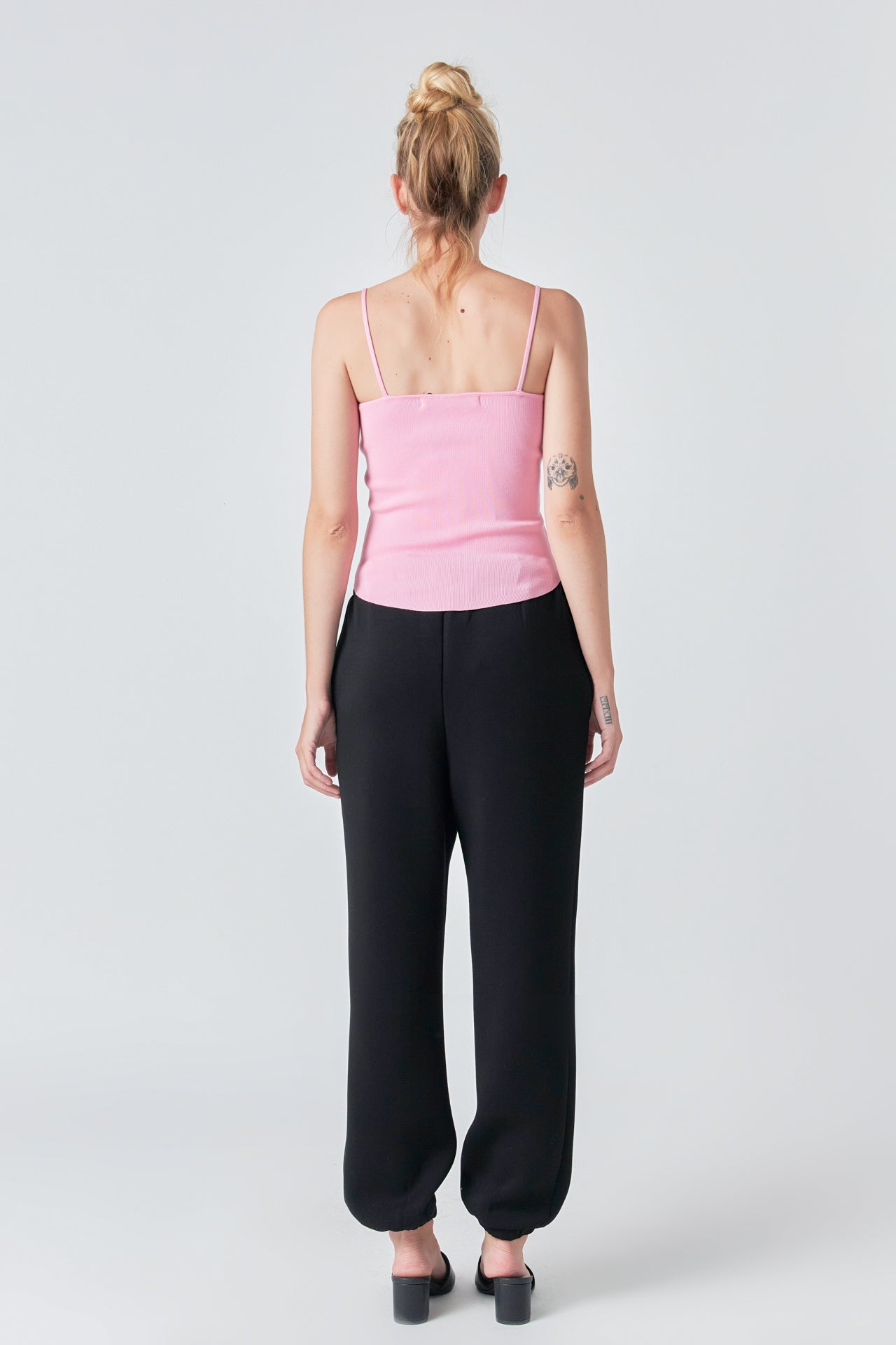 GREY LAB - Round Hem Knit Tank Top - TOPS available at Objectrare