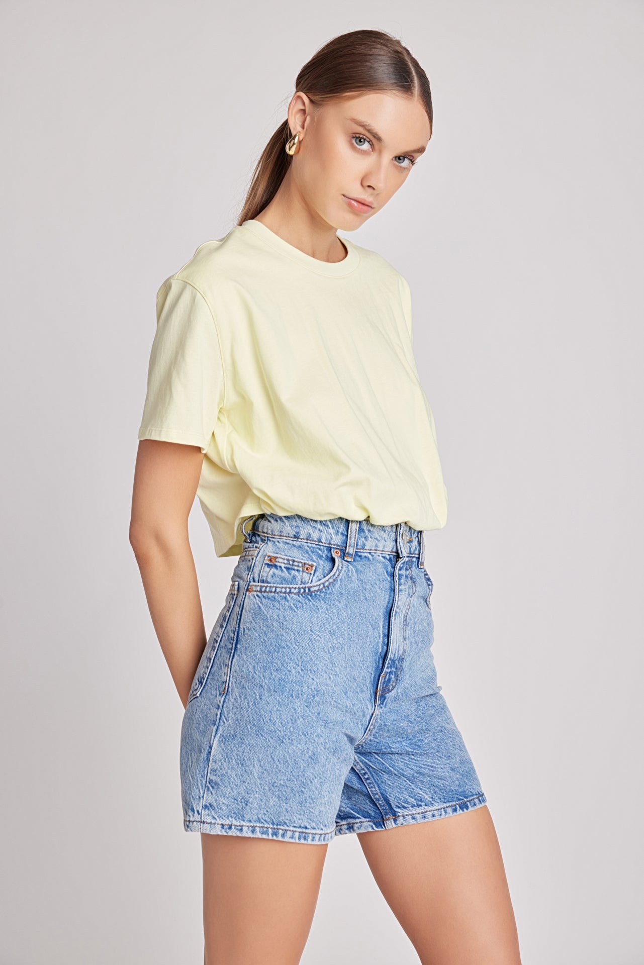 ENDLESS ROSE - Cropped Top with Elastic Band - TOPS available at Objectrare