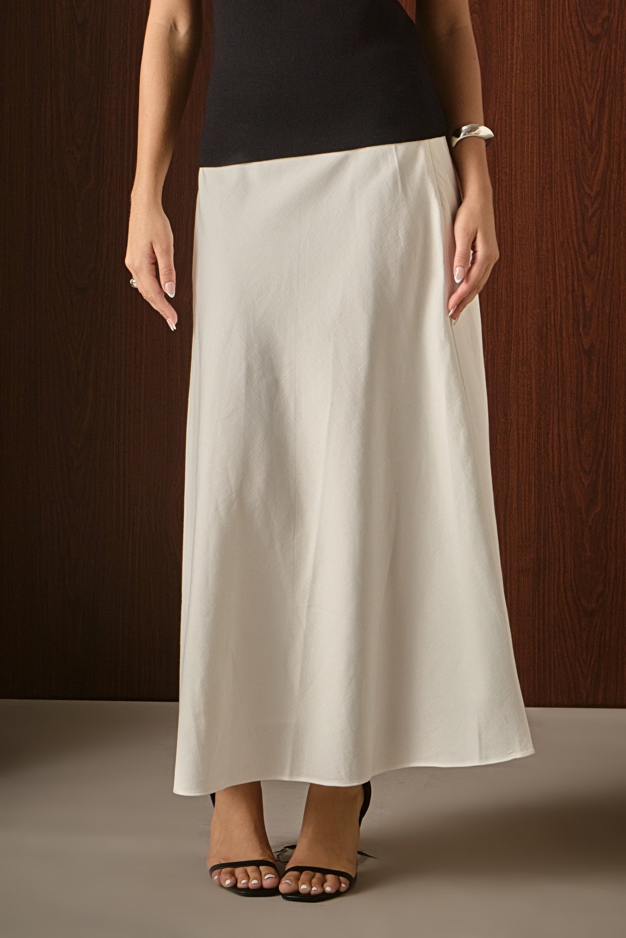 ENDLESS ROSE - Linen Maxi Skirt - SKIRTS available at Objectrare
