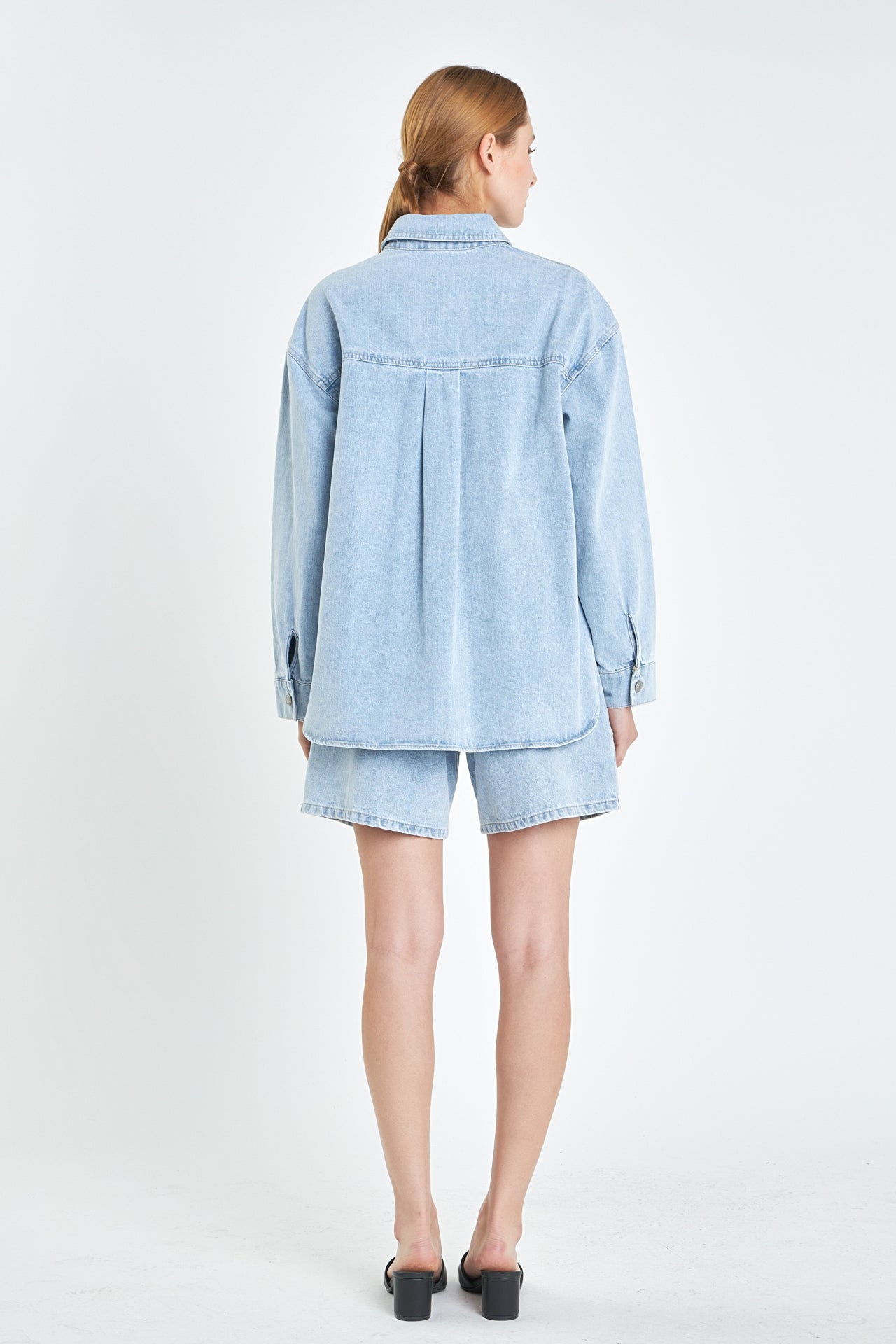 GREY LAB - Denim Pocket Shirt - TOPS available at Objectrare