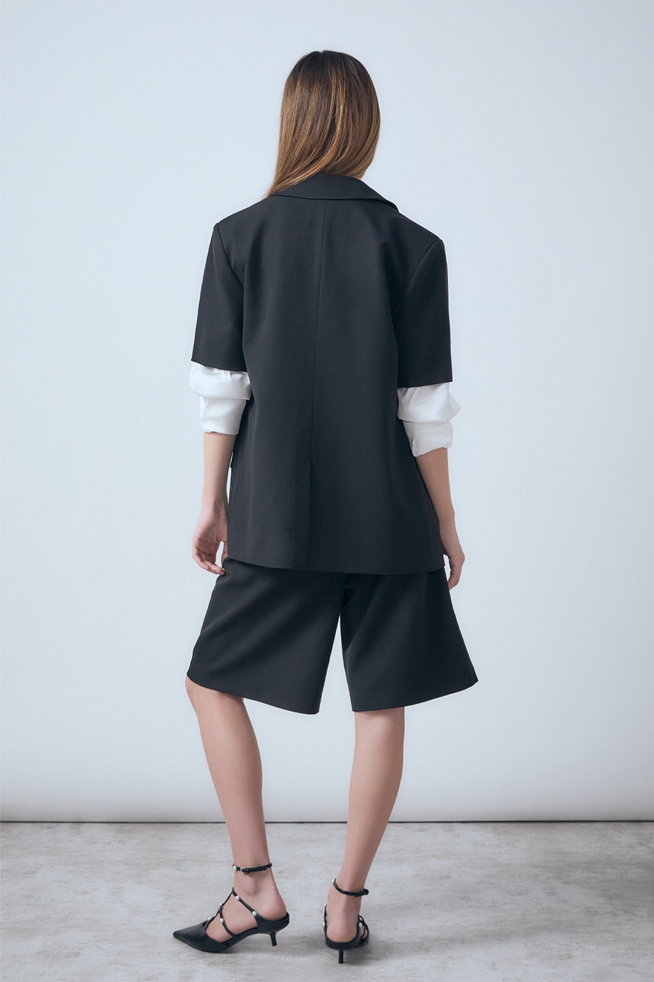 ENDLESS ROSE - Brynn Single Breasted Short Sleeve Blazer - BLAZERS available at Objectrare