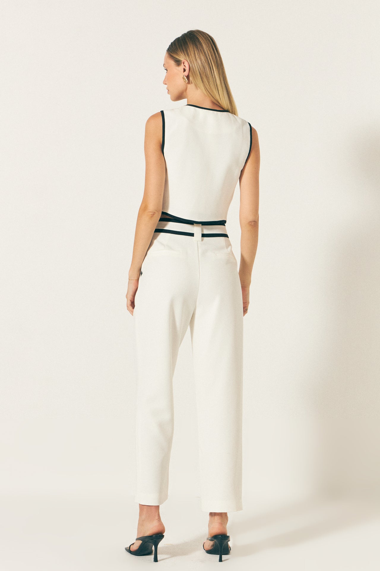 ENDLESS ROSE - Trousers with Binding Detail - PANTS available at Objectrare