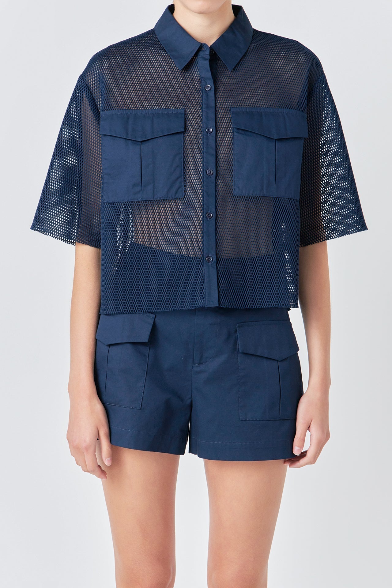 ENDLESS ROSE - Mesh Net Top with Pockets - TOPS available at Objectrare