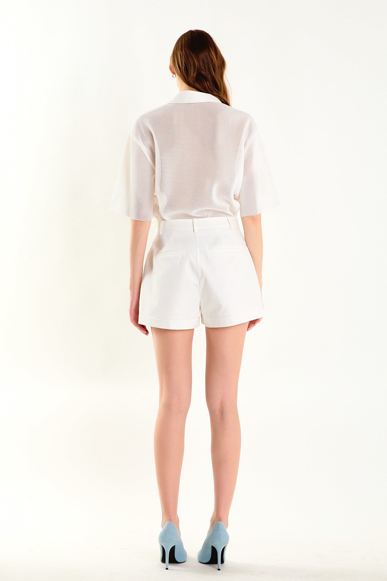 ENDLESS ROSE - High-Waisted Shorts with Pockets - SHORTS available at Objectrare