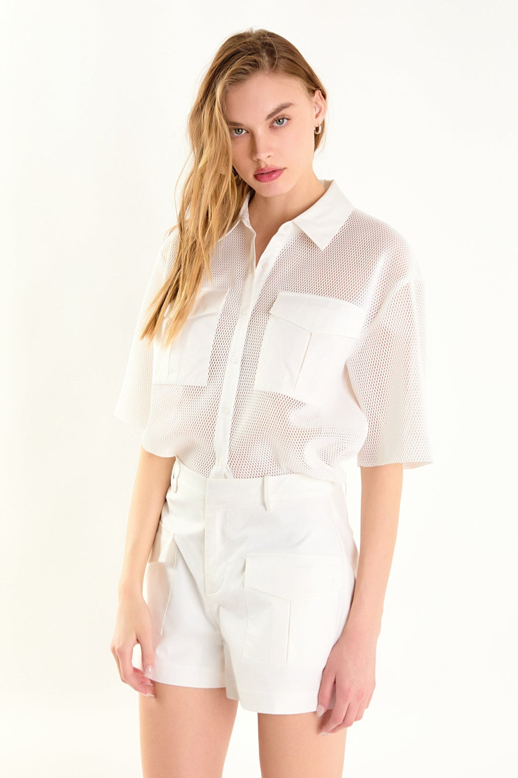 ENDLESS ROSE - High-Waisted Shorts with Pockets - SHORTS available at Objectrare