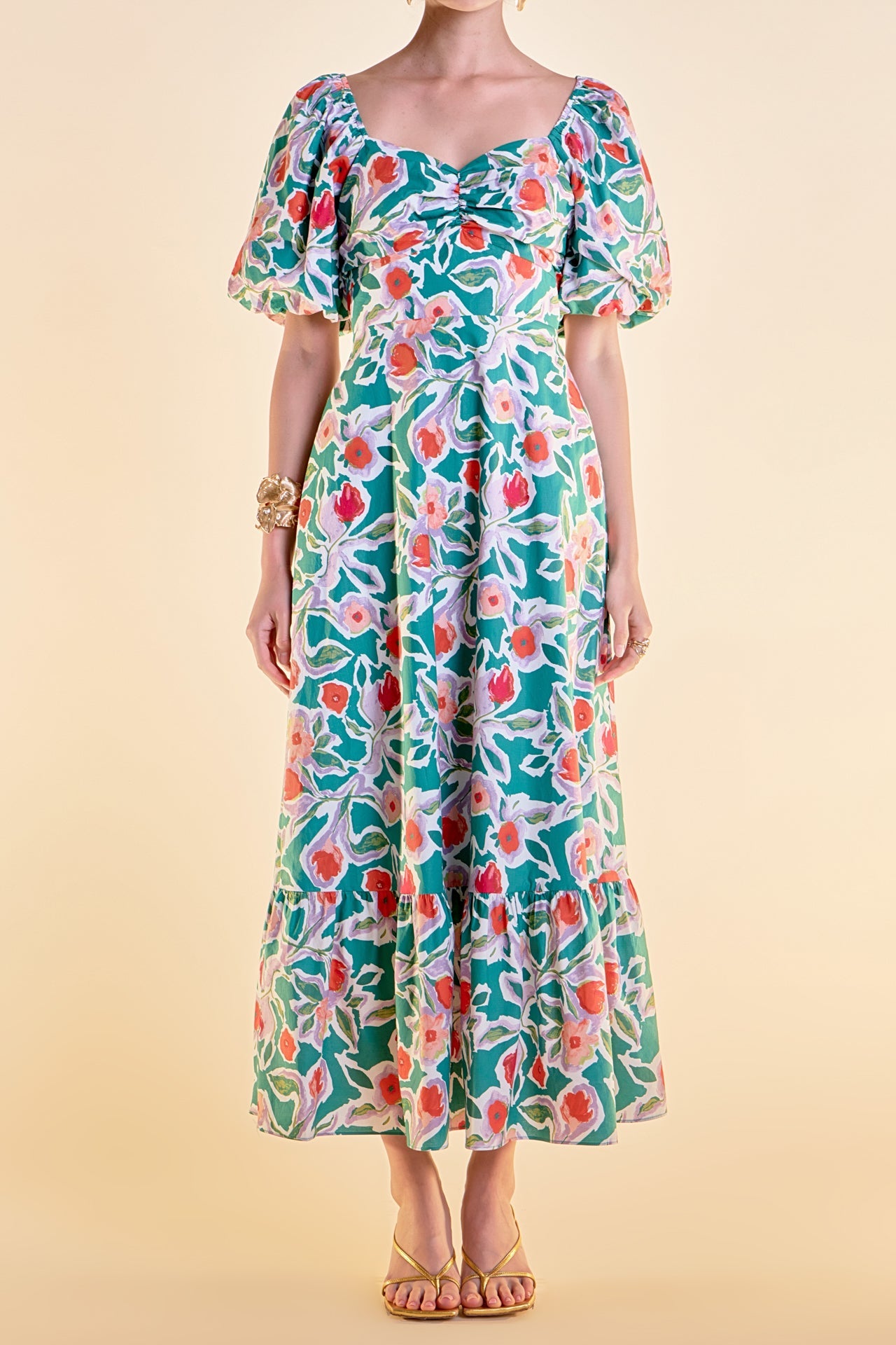 ENGLISH FACTORY - Tie Back Maxi Dress - DRESSES available at Objectrare