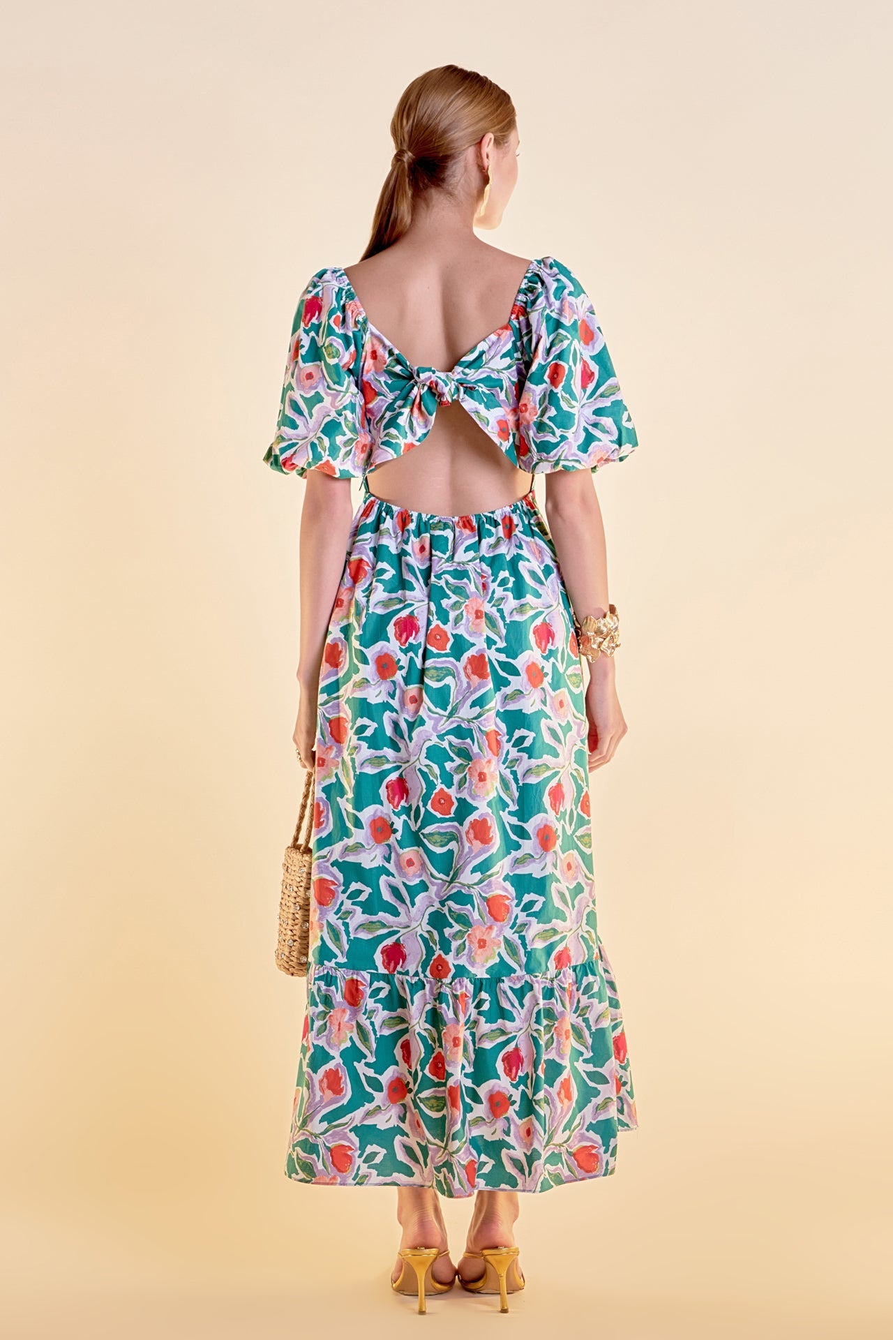 ENGLISH FACTORY - Tie Back Maxi Dress - DRESSES available at Objectrare