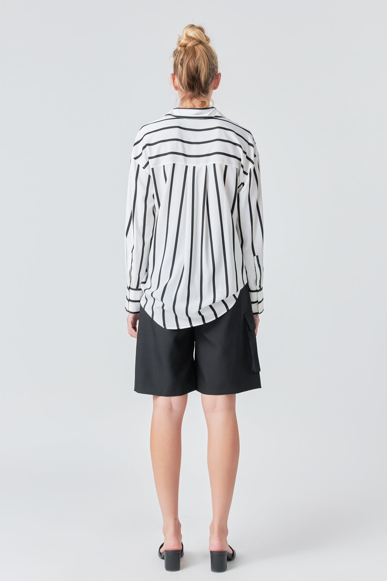 GREY LAB - Wide Stripe Shirt - TOPS available at Objectrare