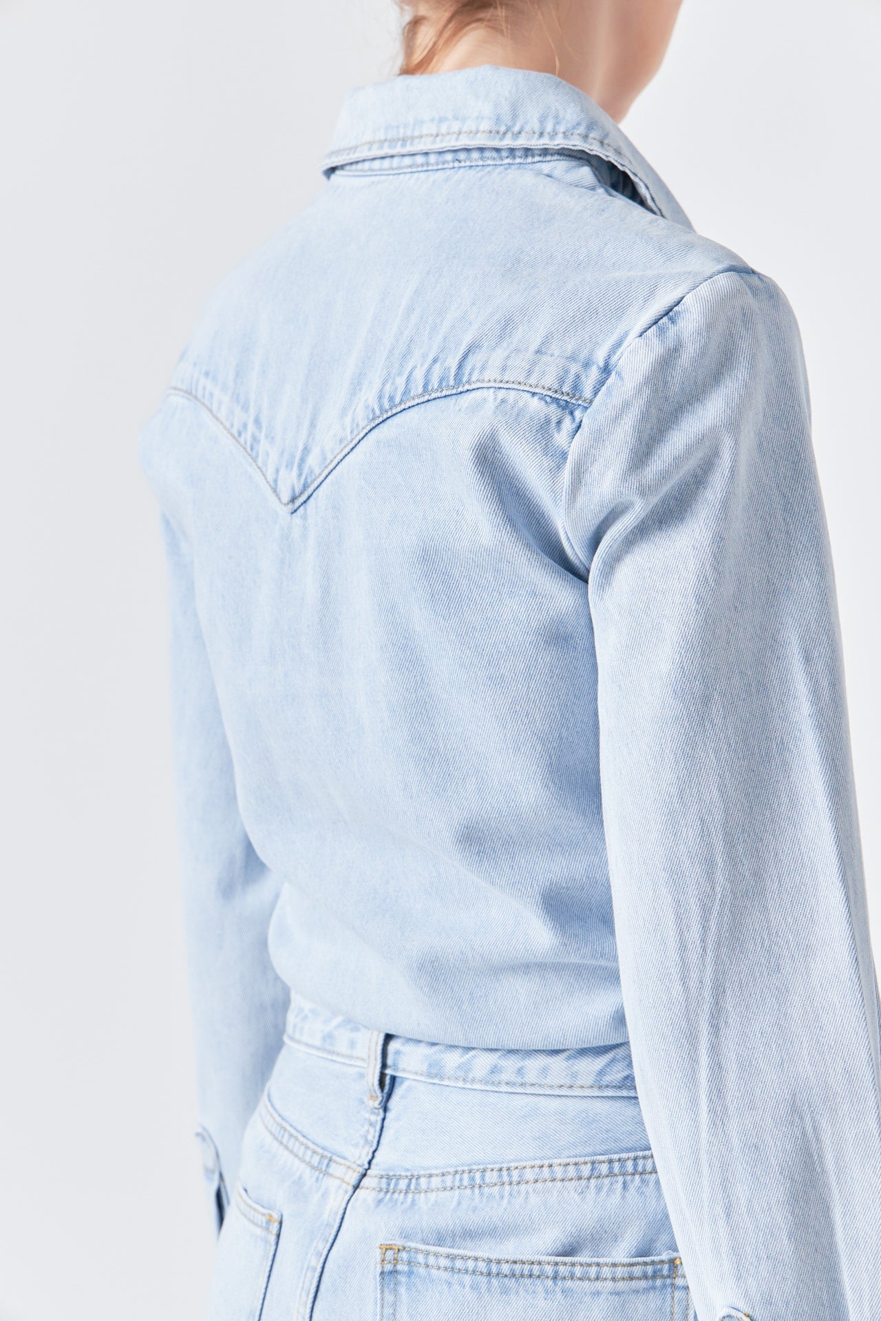 GREY LAB - Denim Mini Dress - DRESSES available at Objectrare