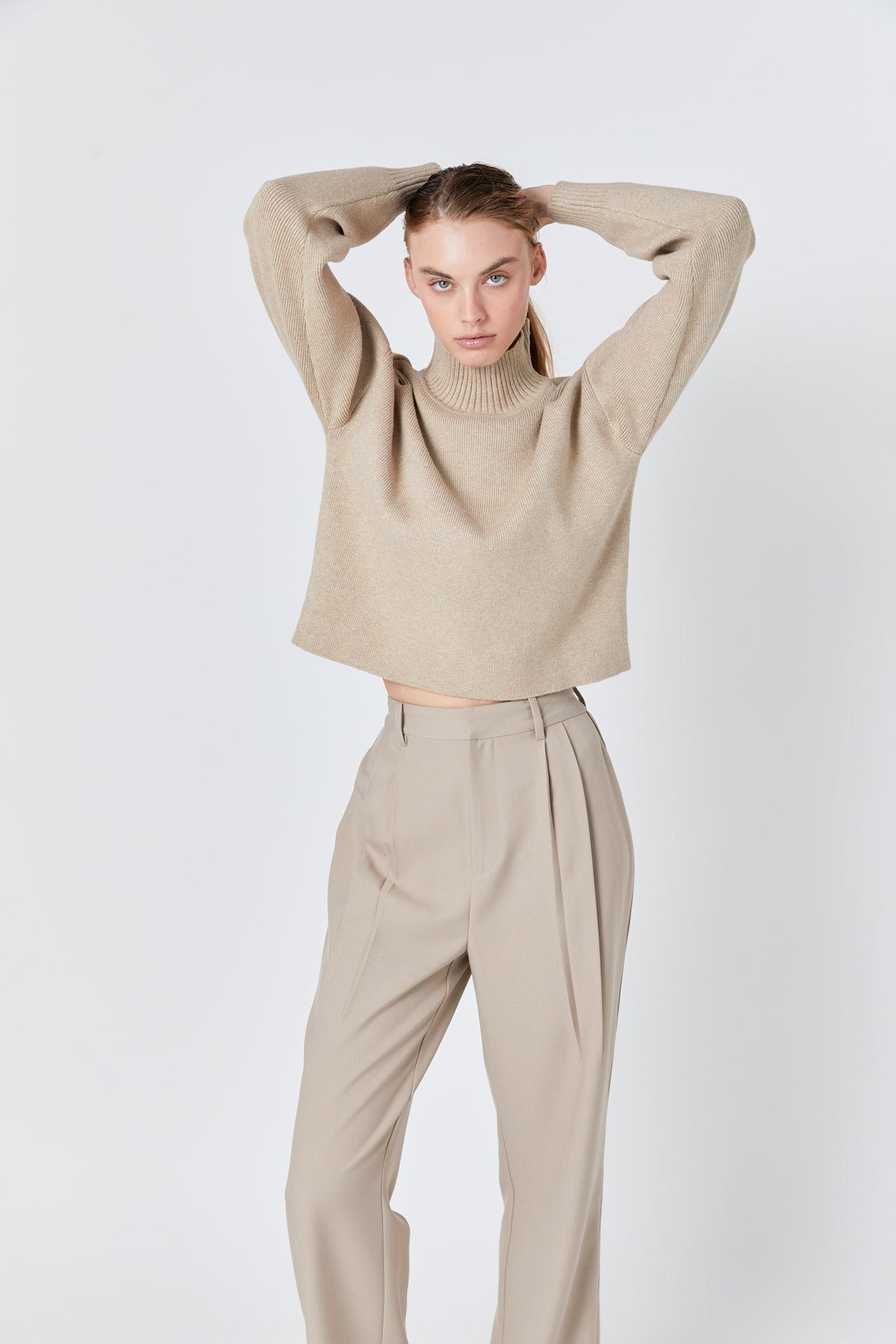 GREY LAB - Cropped Sweater - SWEATERS & KNITS available at Objectrare