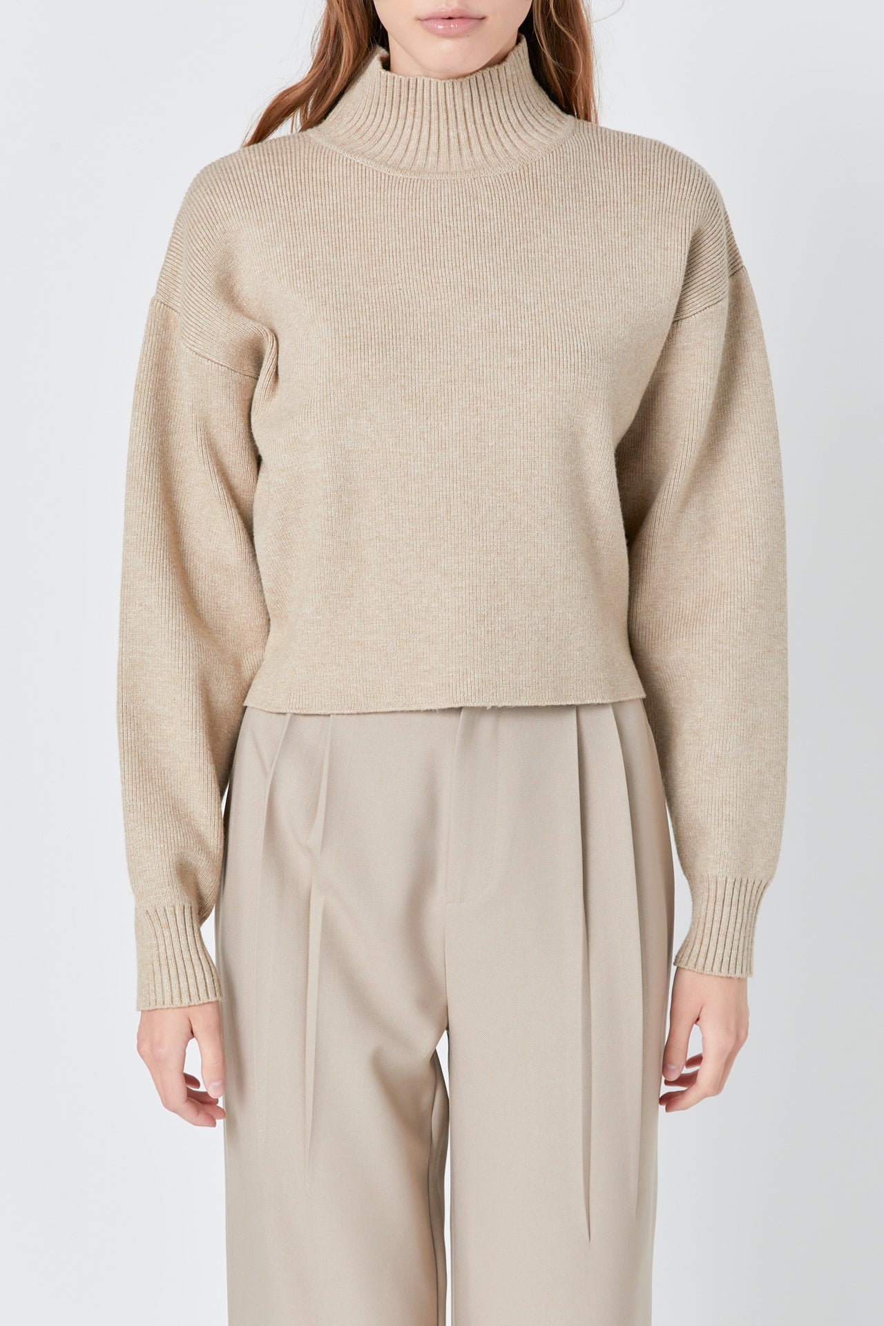 GREY LAB - Cropped Sweater - SWEATERS & KNITS available at Objectrare
