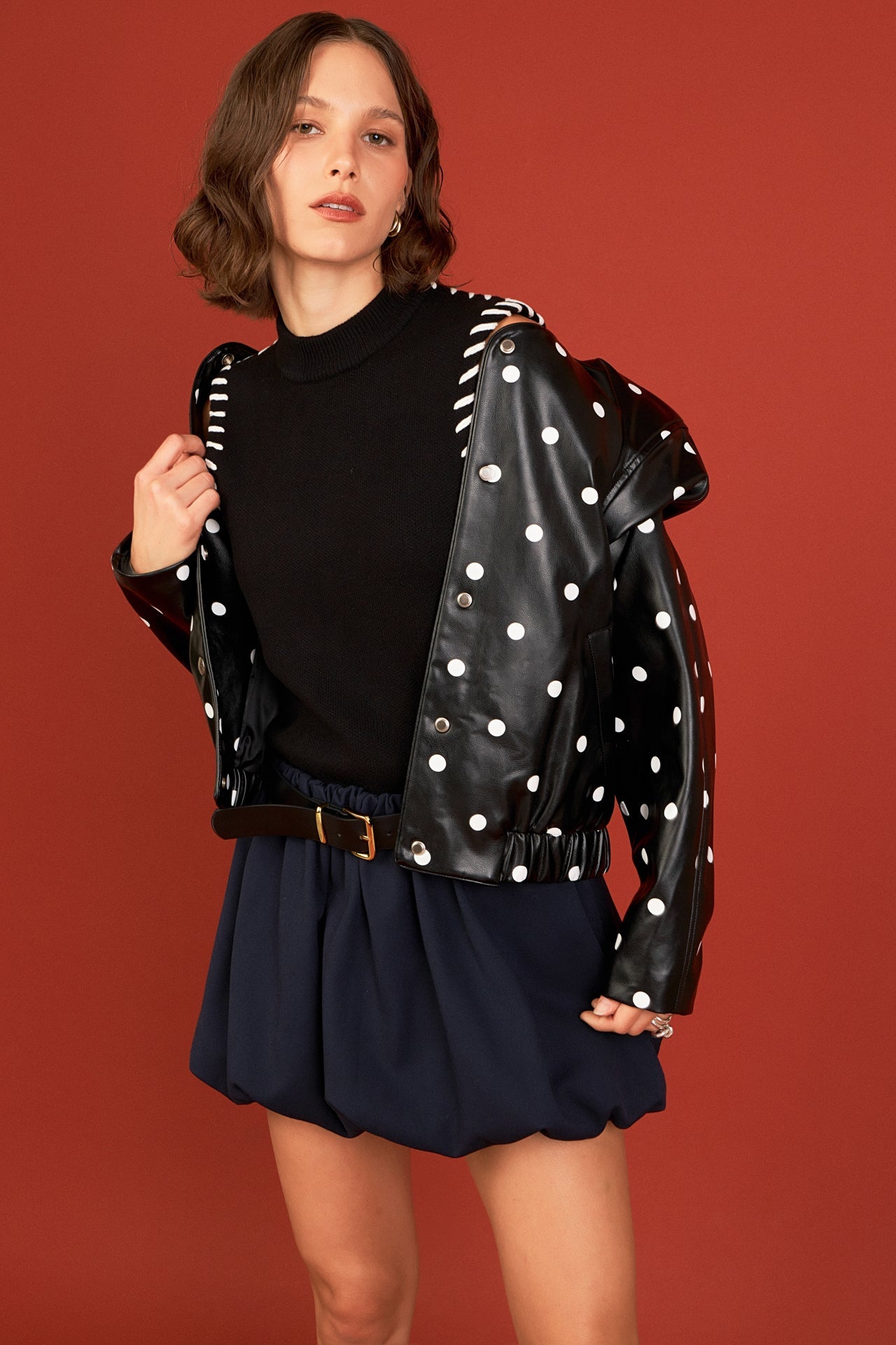 ENGLISH FACTORY - Balloon Mini Skirt - SKIRTS available at Objectrare
