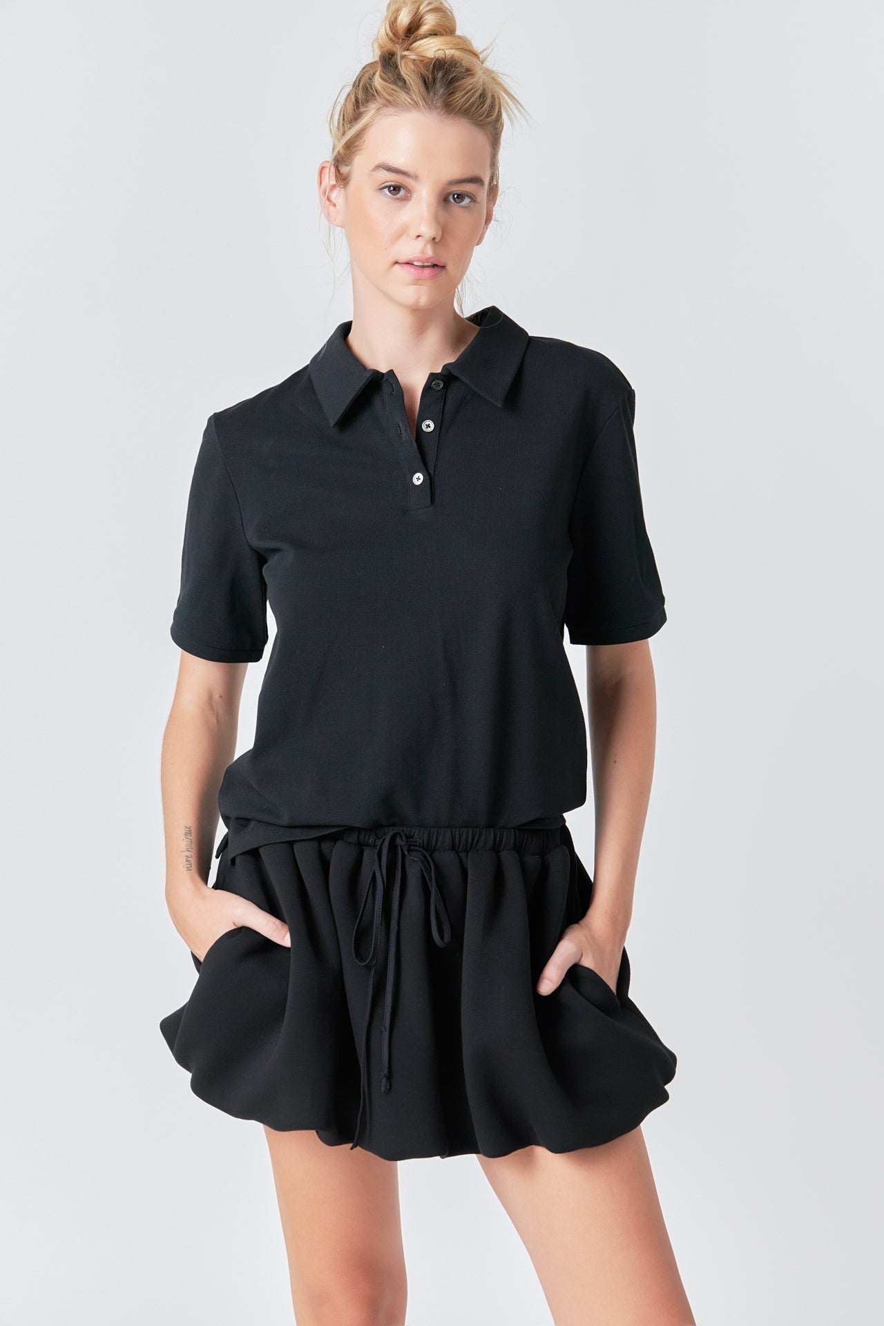 GREY LAB - Pique Polo Shirt - SHIRTS & BLOUSES available at Objectrare