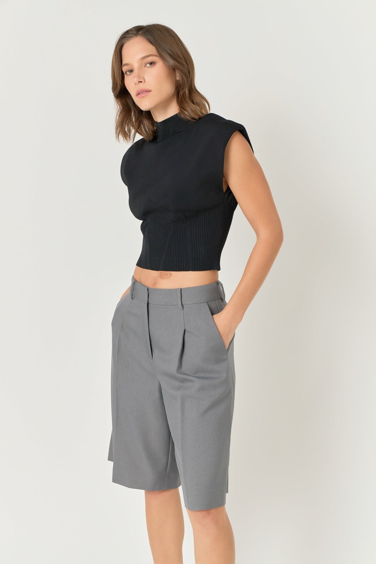 ENDLESS ROSE - Bermuda Shorts - SHORTS available at Objectrare