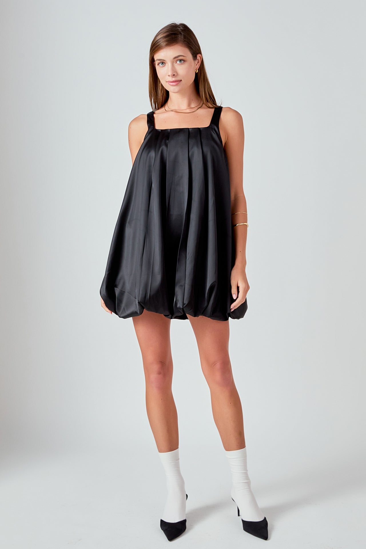 ENDLESS ROSE - Sleeveless Balloon Mini Dress - DRESSES available at Objectrare