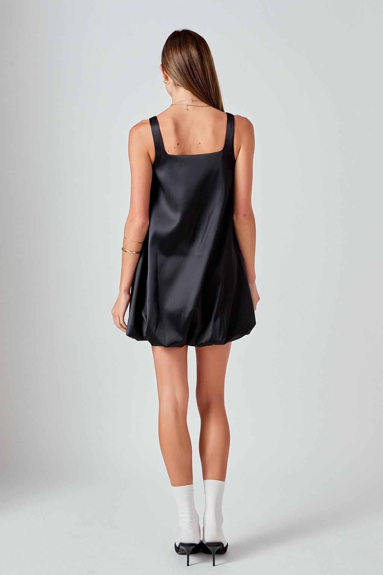 ENDLESS ROSE - Sleeveless Balloon Mini Dress - DRESSES available at Objectrare