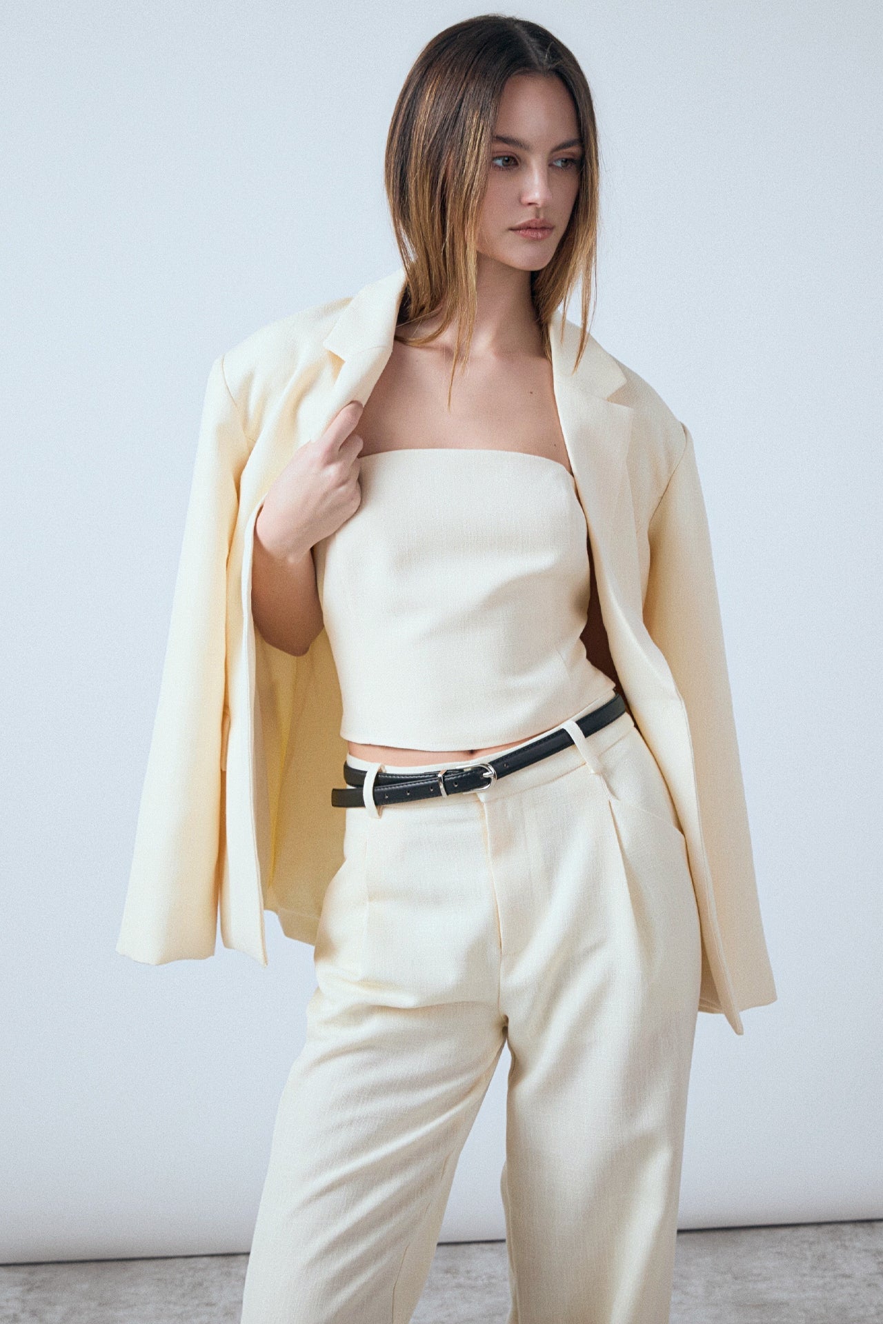 ENDLESS ROSE - Ashton Linen Tube Top - TOPS available at Objectrare