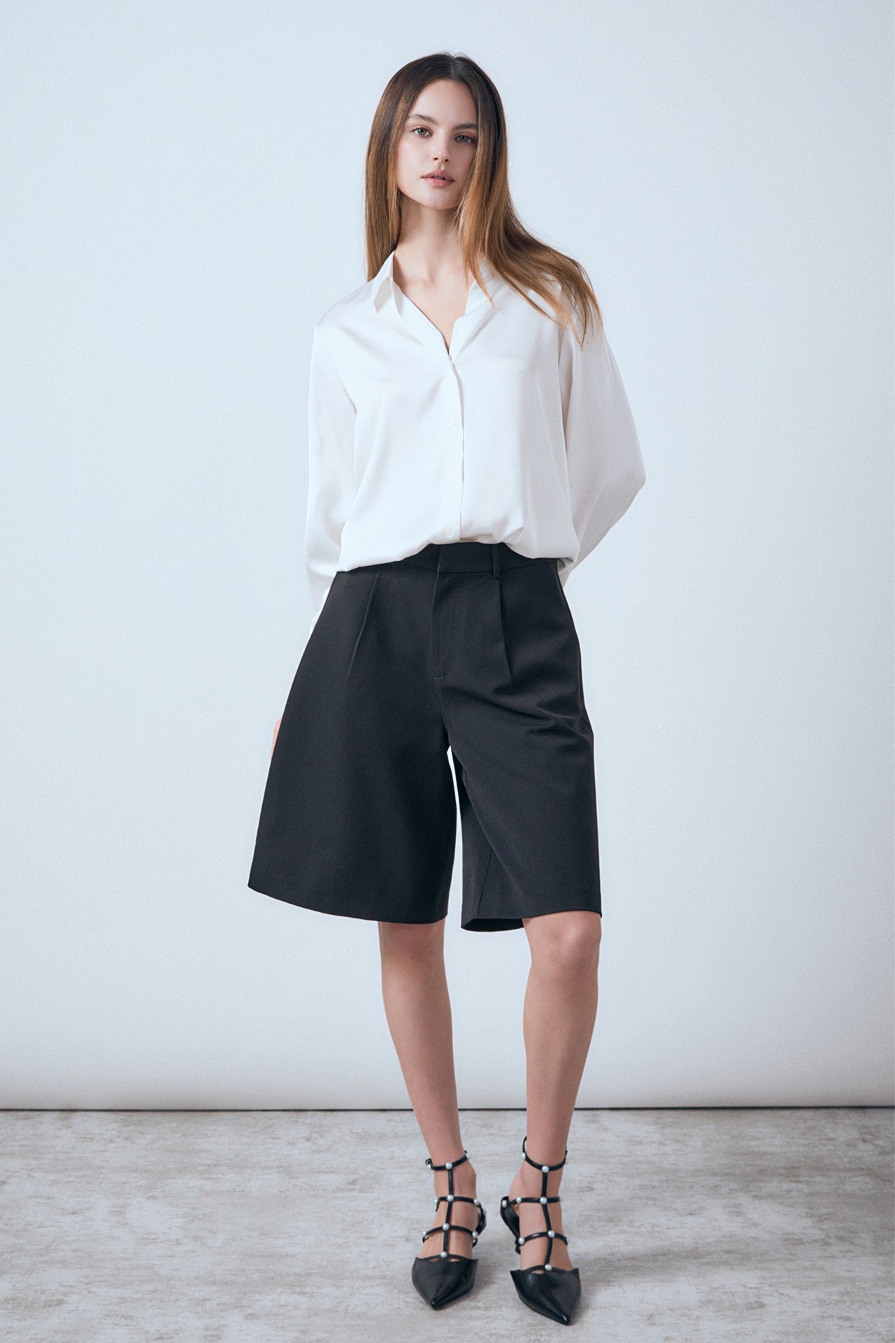 ENDLESS ROSE - Brynn Bermuda Shorts - SHORTS available at Objectrare