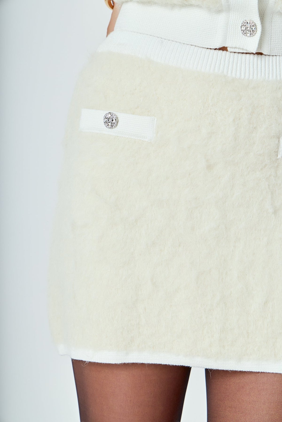 ENDLESS ROSE - Knit Mini Skirt - SKIRTS available at Objectrare