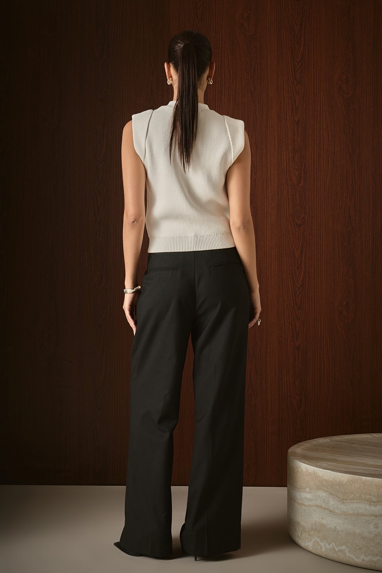 ENDLESS ROSE - Button-Up Sweater Vest - TOPS available at Objectrare