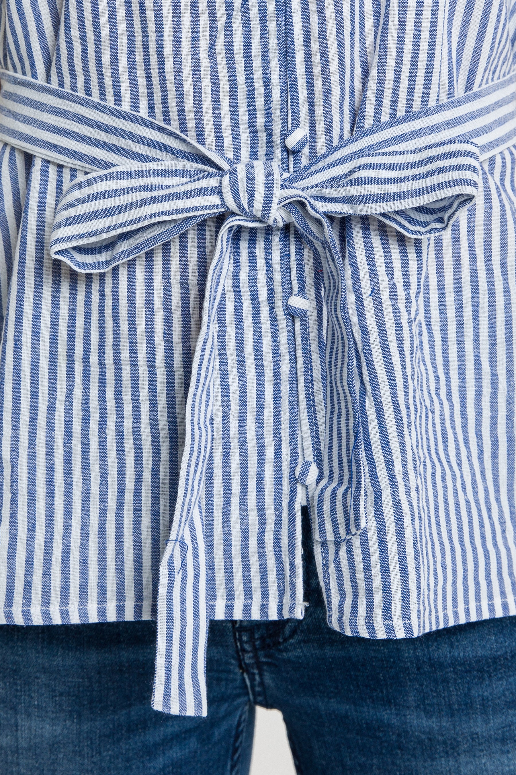 Tie Detail Stripe Tank Top