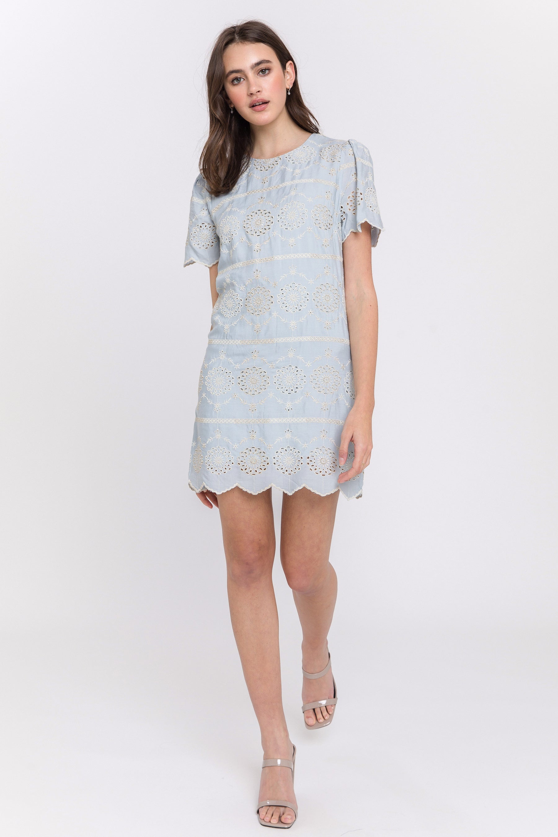 ENGLISH FACTORY - Lace Shift Dress - DRESSES available at Objectrare