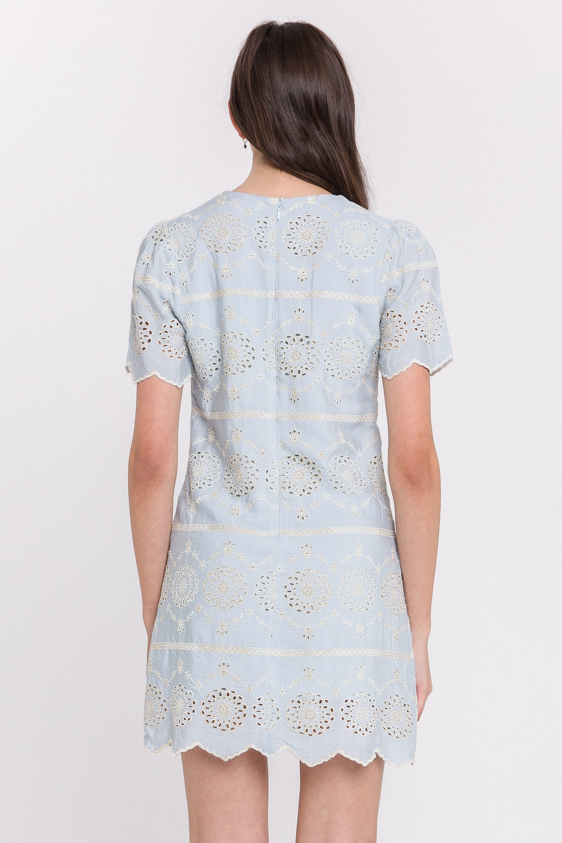 ENGLISH FACTORY - Lace Shift Dress - DRESSES available at Objectrare