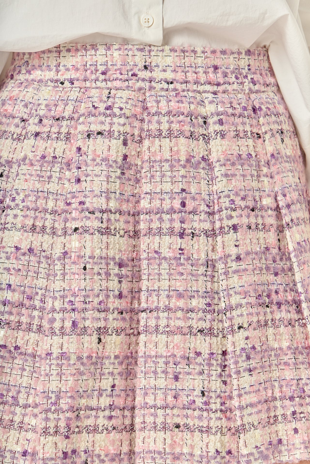 ENGLISH FACTORY - Tweed Pleated Skirt - SKIRTS available at Objectrare